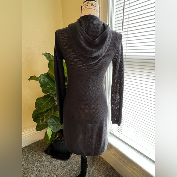 Title nine Gray Long Cardigan Wool sweater - Picture 3 of 7